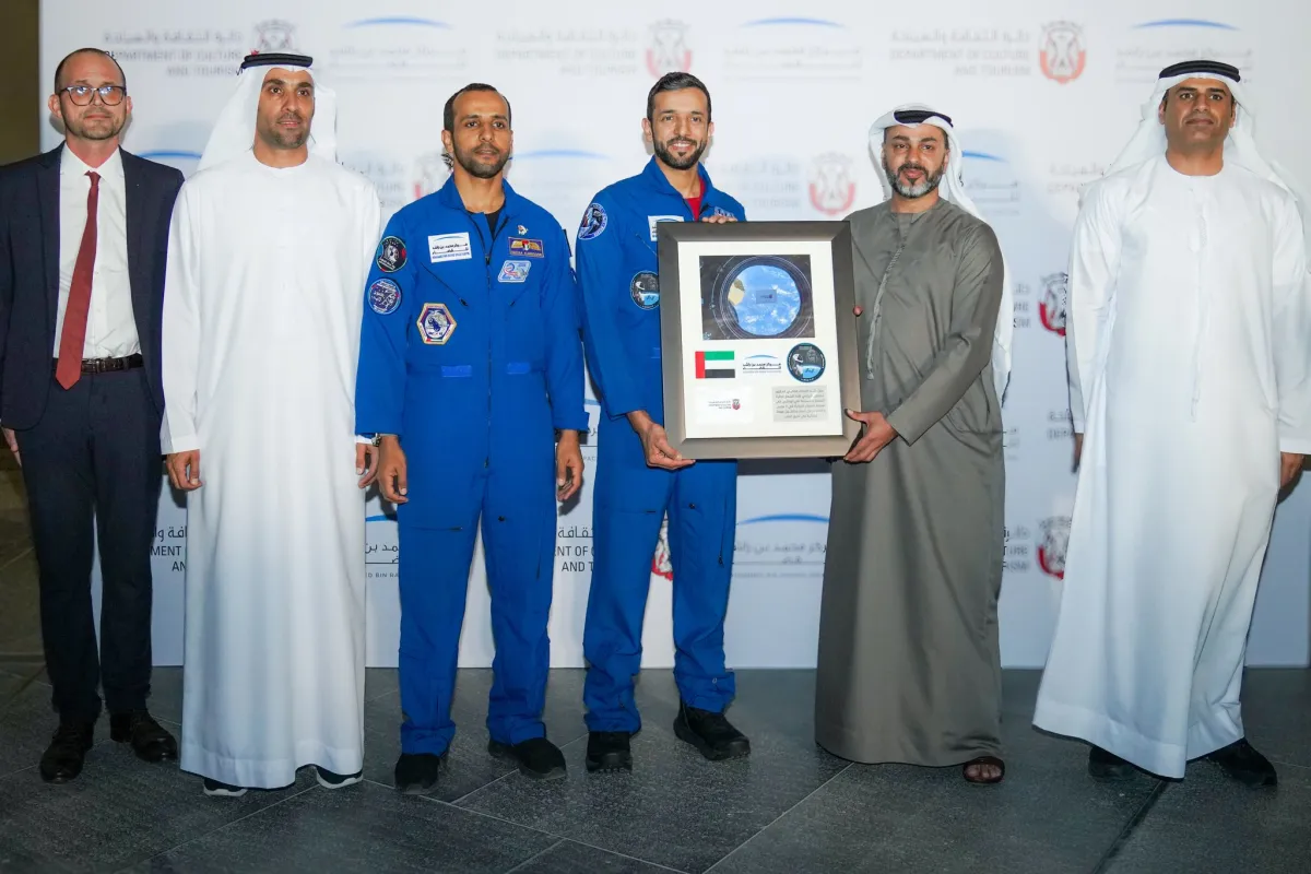 الاتفاقية تدعم تطوير قطاع الفضاء في الإمارات. الصورة من الحساب الرسمي لسالم حميد المري على منصة x