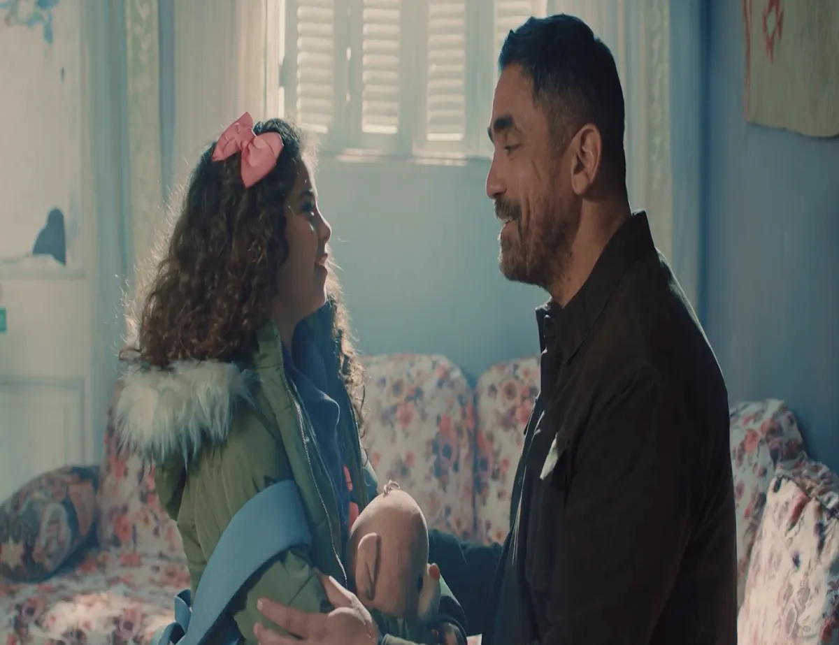 امير كرارة - الصورة من شاشة عرض مسلسل بيت الرفاعي