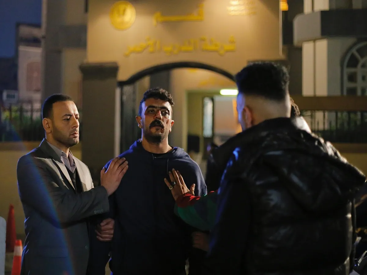 احمد العوضى فى مشهد من حق عرب