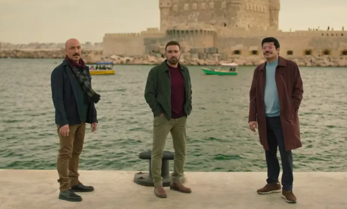 أحمد السقا وطارق لطفي وباسم سمرة- الصورة من المركز الإعلامي لـ mbc