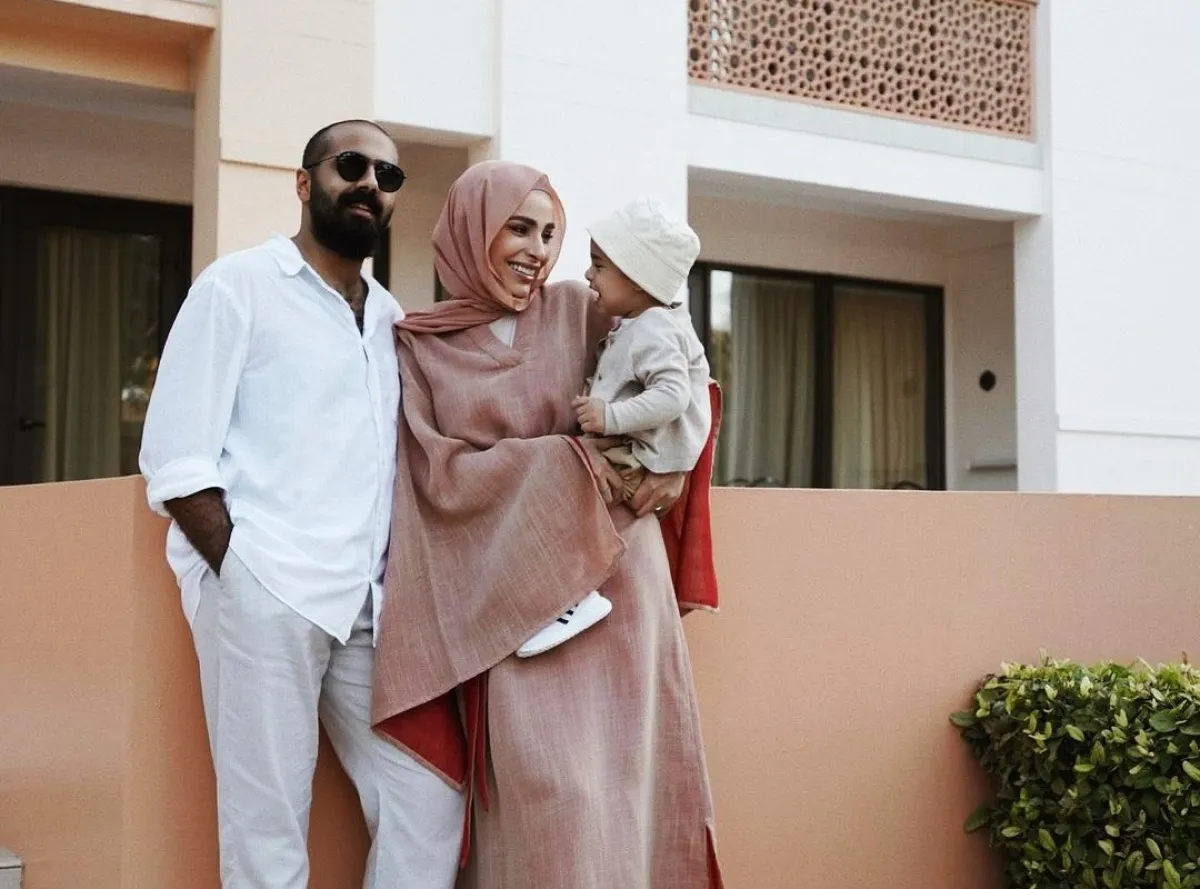 سمر شاكر مع عائلتها- الصورة من حسابها على إنستغرام