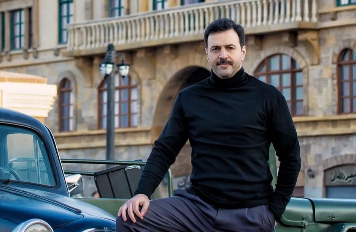 تيم حسن في كواليس مسلسل تاج- الصورة من حسابه على إنستغرام 