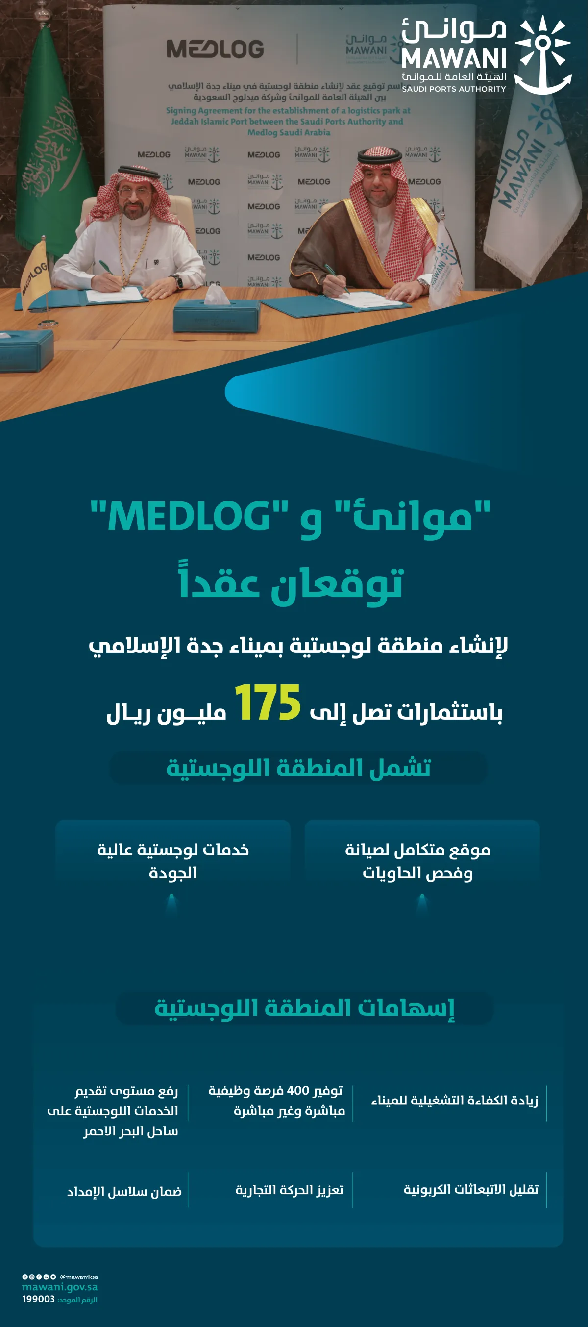 إنشاء منطقة لوجستية متكاملة بميناء جدة الإسلامي