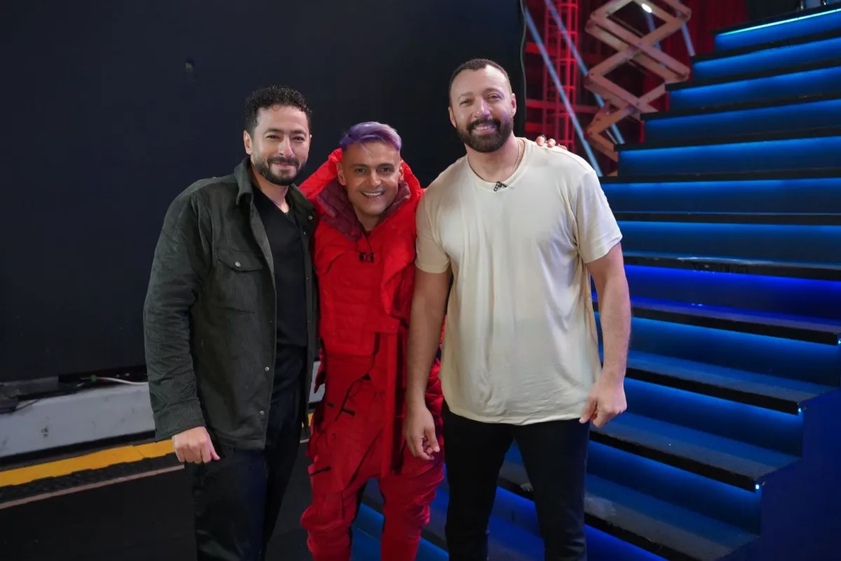 حمادة هلال وأحمد فهمي مع رامز جلال - الصورة من حساب رامز جلال على موقع X