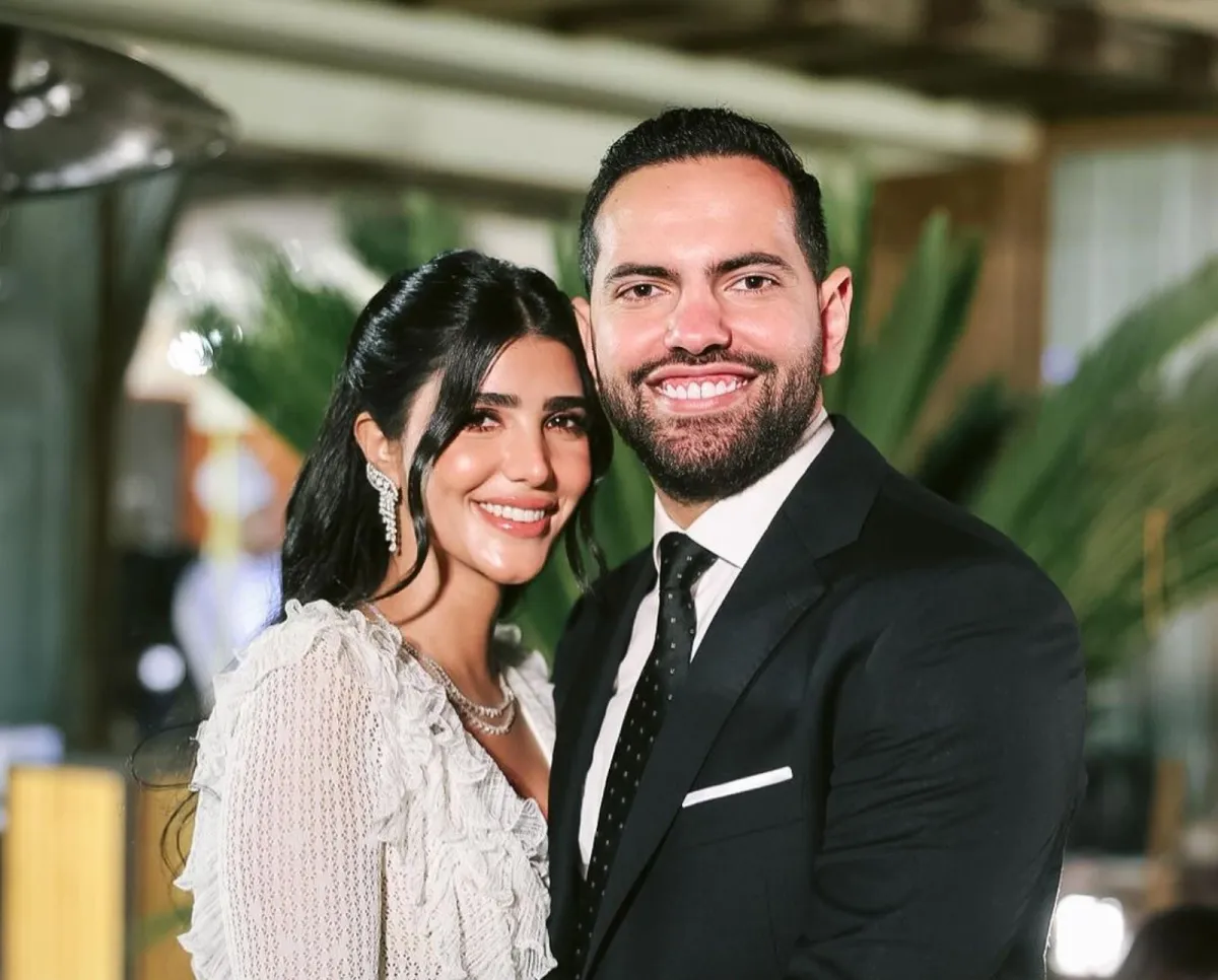 ريم سامي من مراسم عقد القران - الصورة من حسابها على انستغرام