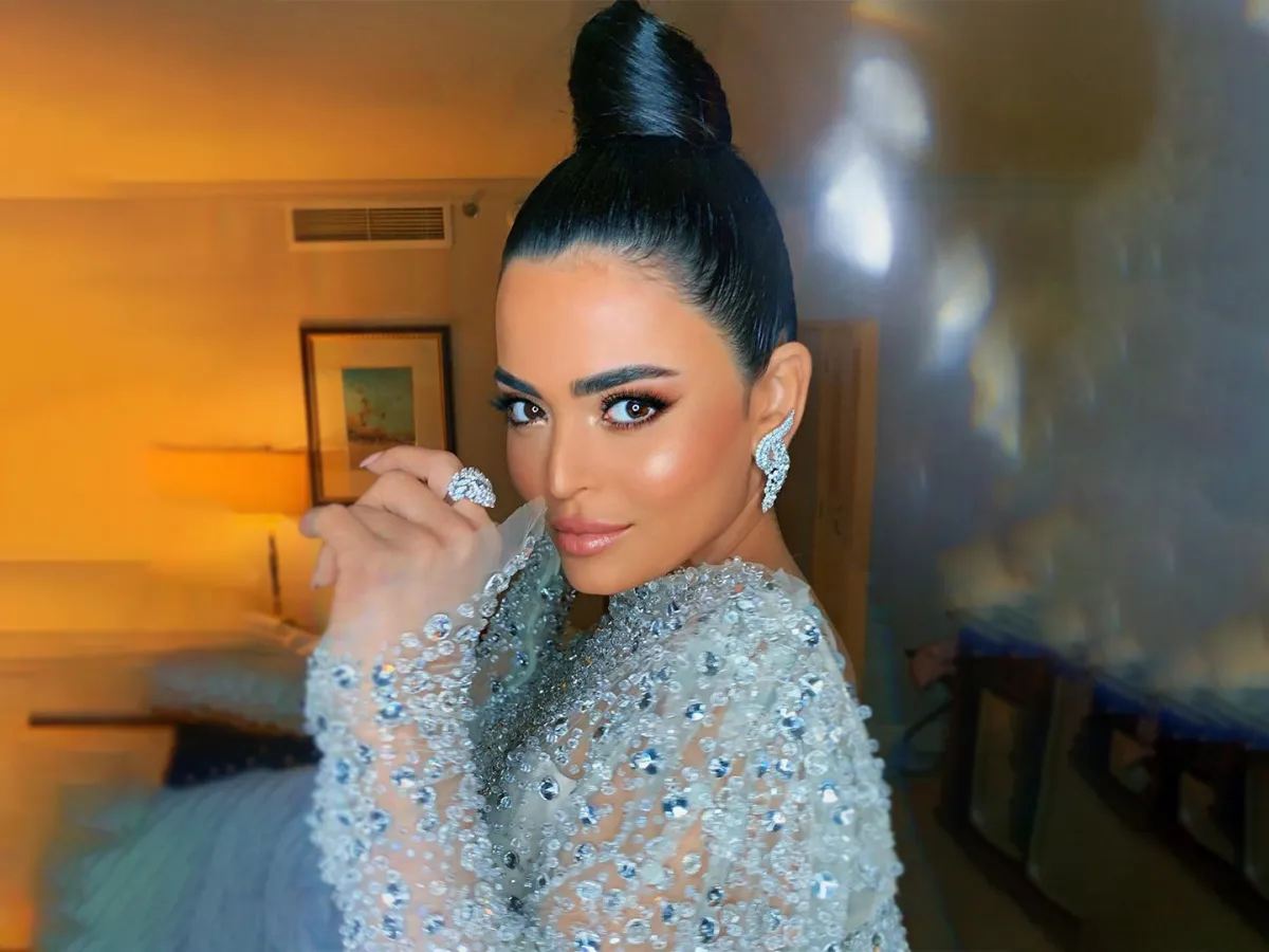 أسماء جلال بمجوهرات ماسية فاخرة