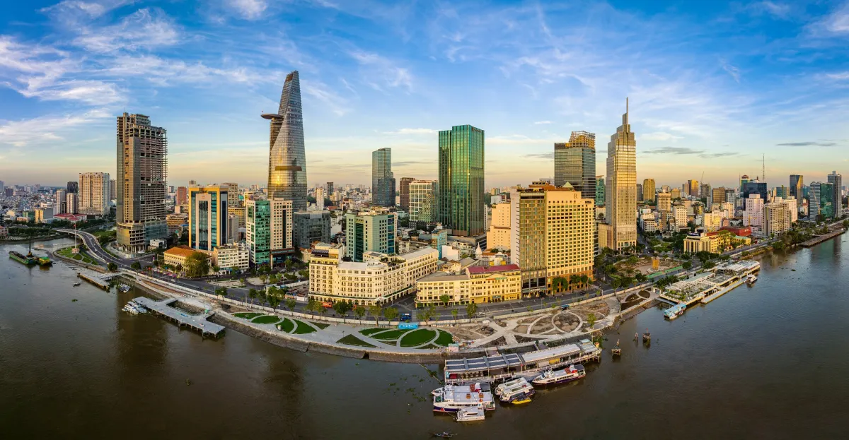 هوشي منه تقع في جنوب فيتنام