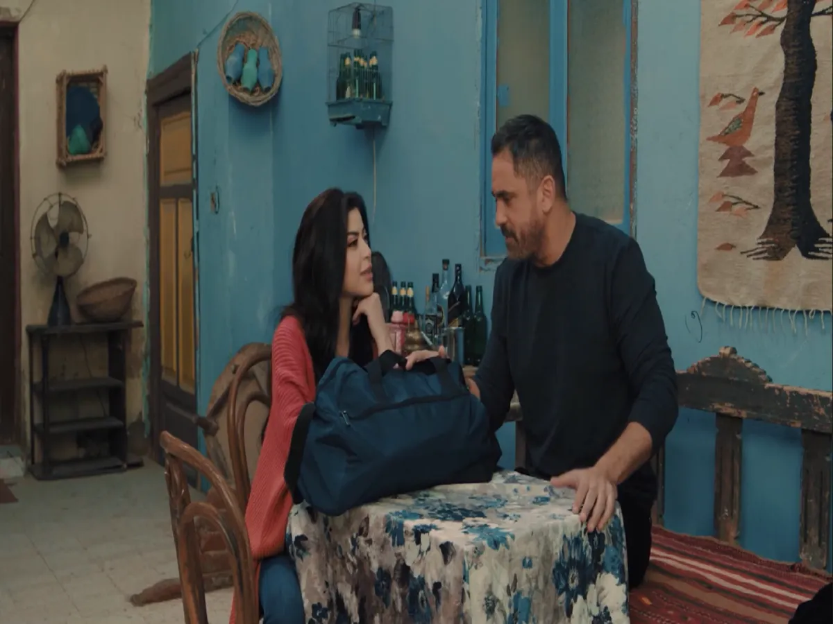 أمير كرارة وميرنا جميل - الصورة من شاشة عرض المسلسل