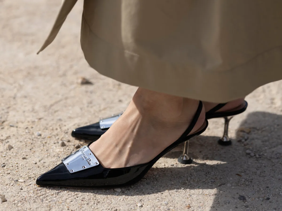 حذاء أسود- الصورة من Launchmetrics/Spotlight ©