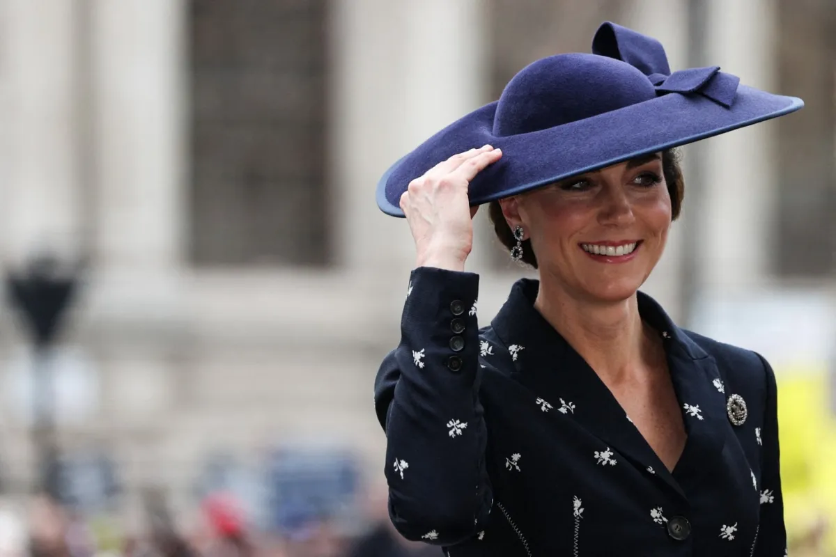 أميرة ويلز كيت ميدلتون Kate Middleton- (مصدر الصورة: ADRIAN DENNIS / AFP)