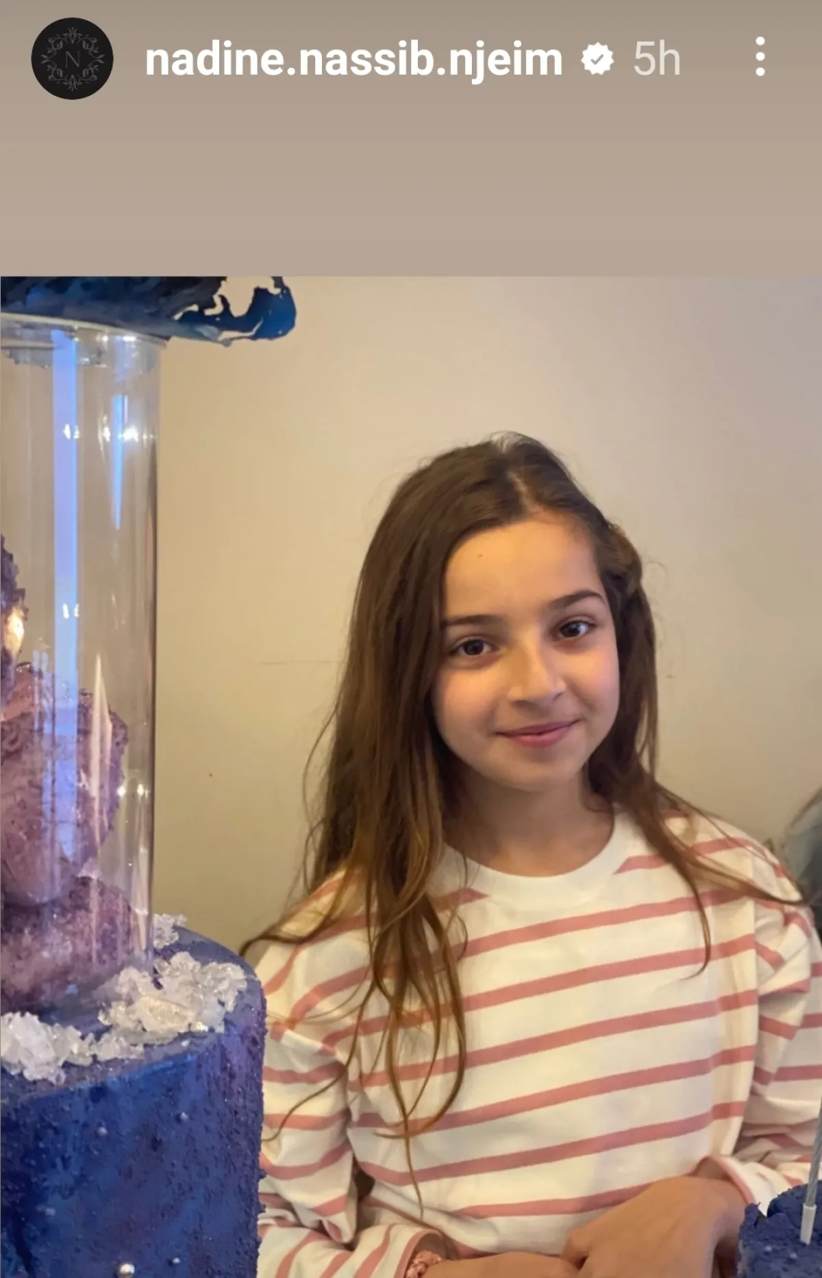 هافن- الصورة من ستوري حساب نادين نجيم على إنستغرام