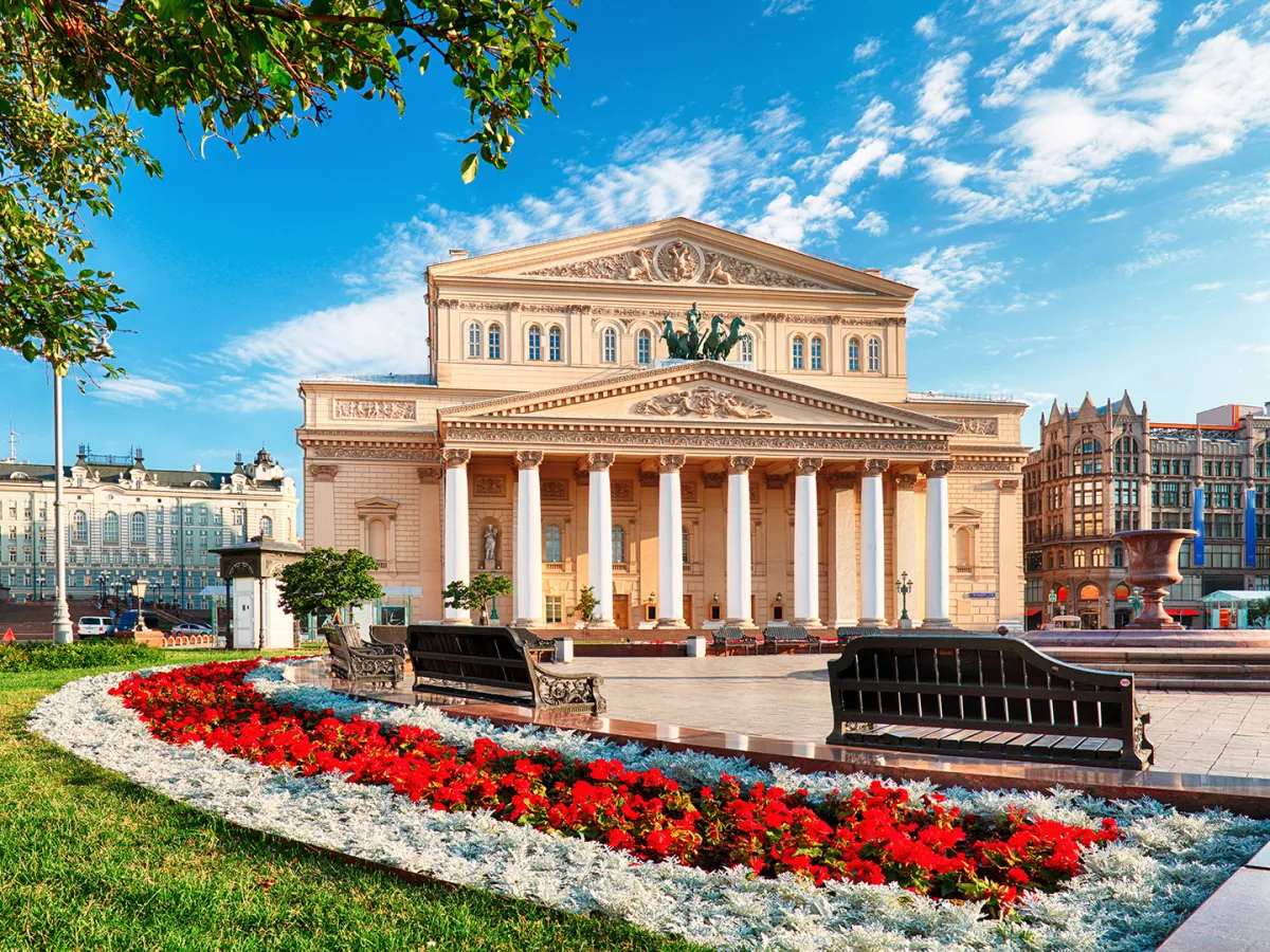 لقطة خارجية لمسرح بولشوي 