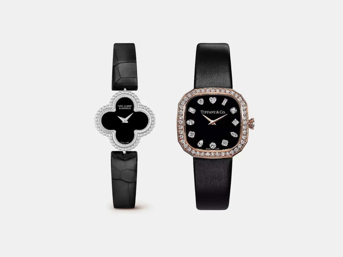 ساعات يد سوداء