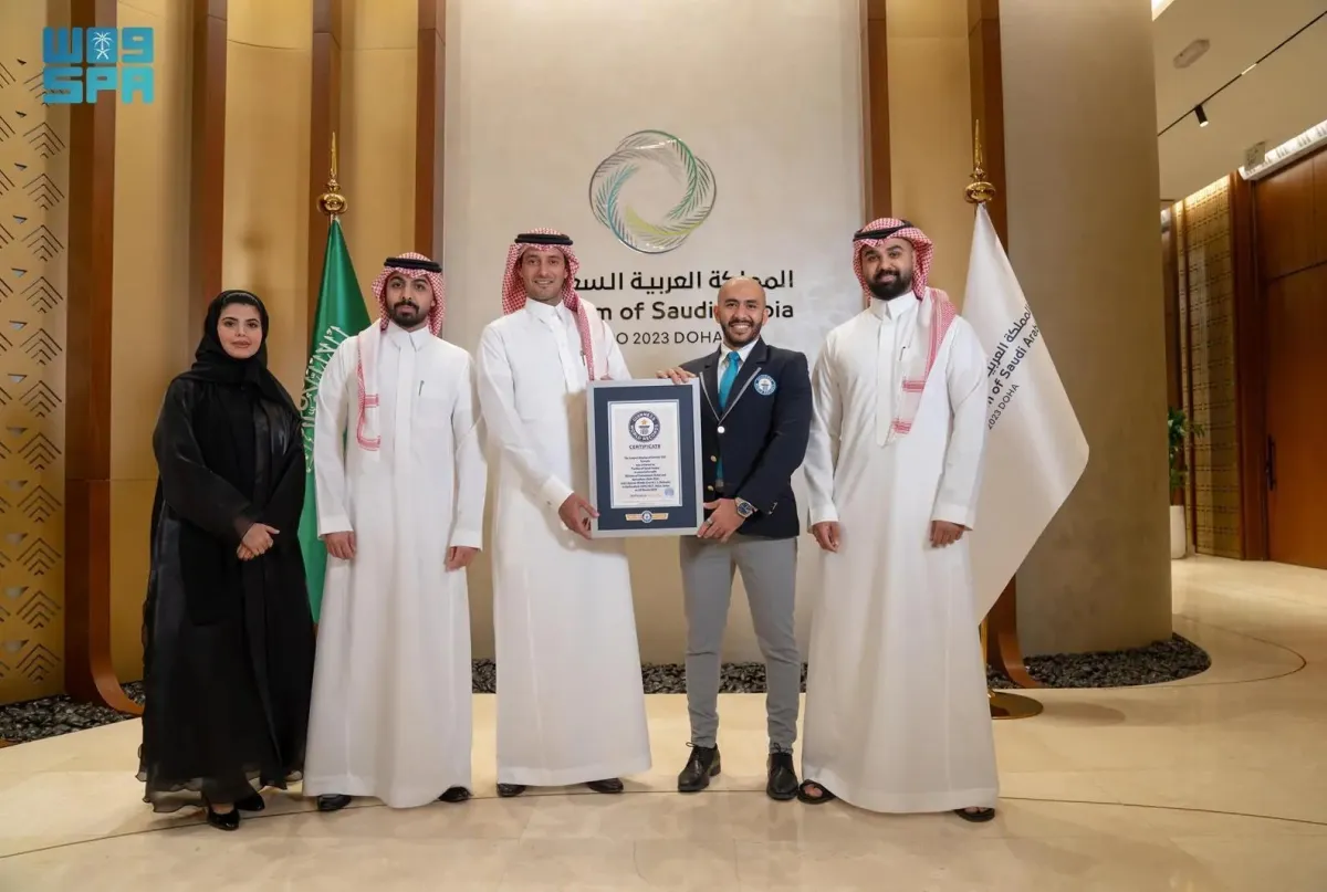 جناح السعودية في إكسبو الدوحة يحصد 5 جوائز. الصورة من was