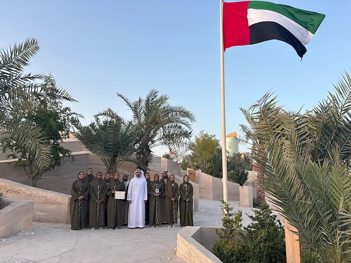 جناح الإمارات في إكسبو الدوحة أفضل الأجنحة المبنية ذاتيا. الصورة من wam