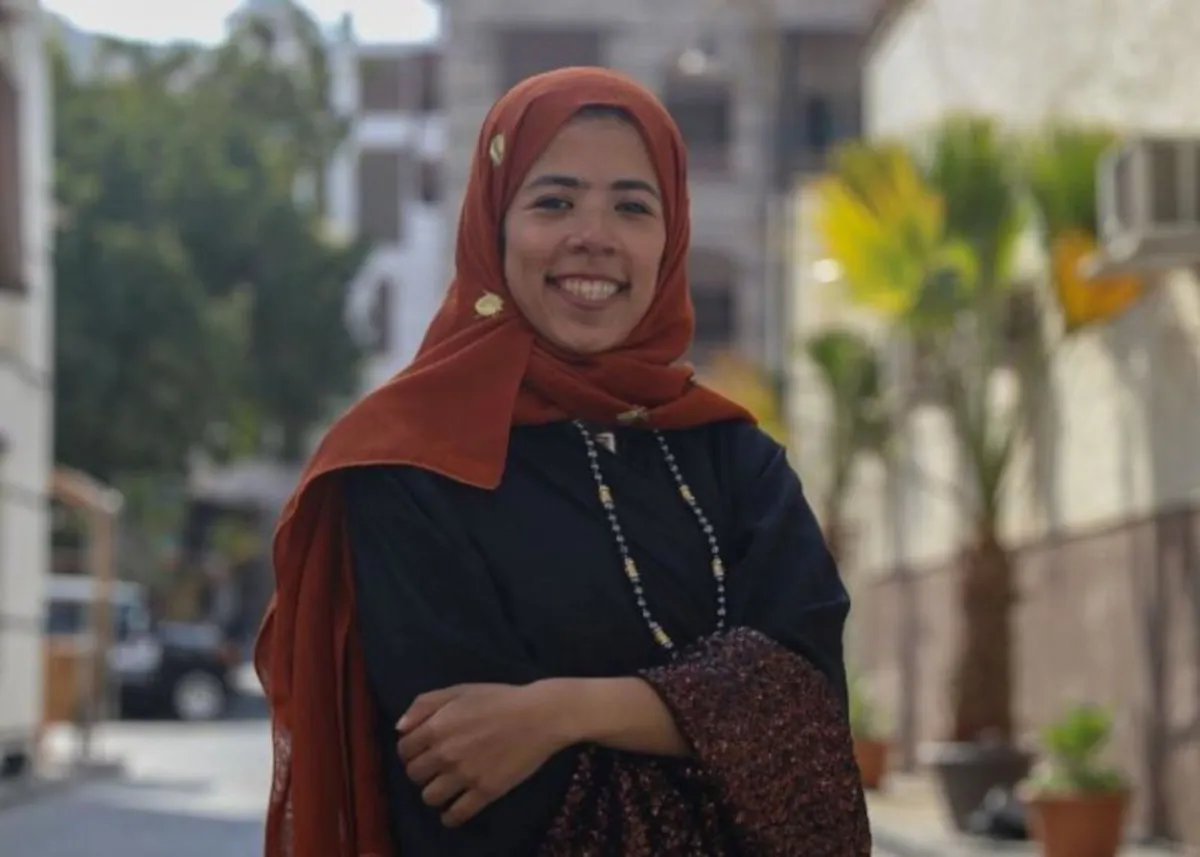 المخرجة جواهر العامري- الصورة من المركز الإعلامي للمخرجة جواهر العامري 