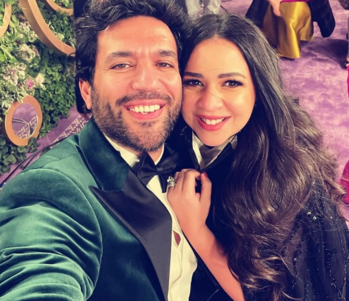 إيمي سمير غانم وحسن الرداد - الصورة من حسابه على إنستغرام