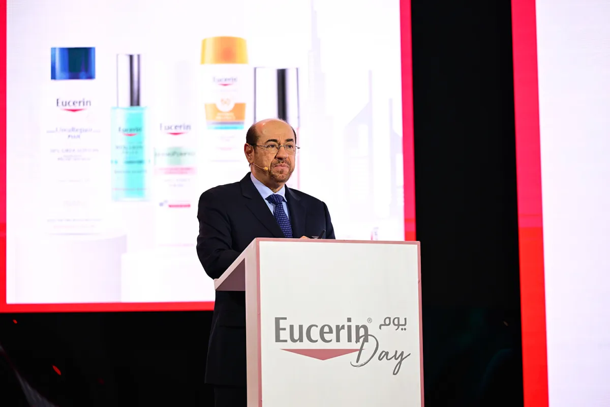 الدكتور سمير زمو يتحدث خلال الفعالية العالمية