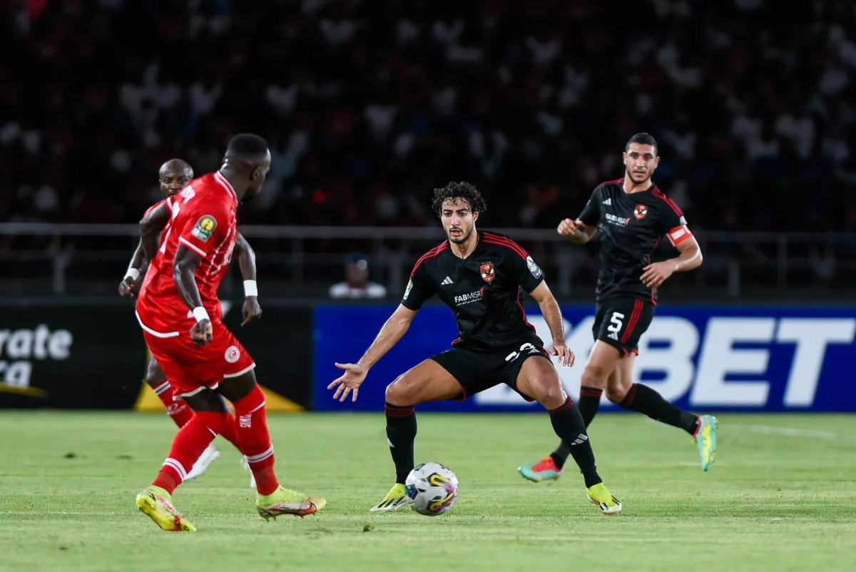 لقطات من مباراة  الأهلي وسيمبا في دوري أبطال إفريقيا - الصورة من حساب نادي الأهلي على منصة إكس