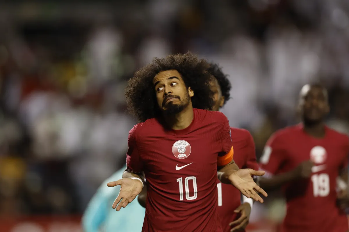 منتخب قطر يفوز بثلاثية نظيفة على الكويت  - الصورة من حساب الاتحاد القطري لكرة القدم على إكس