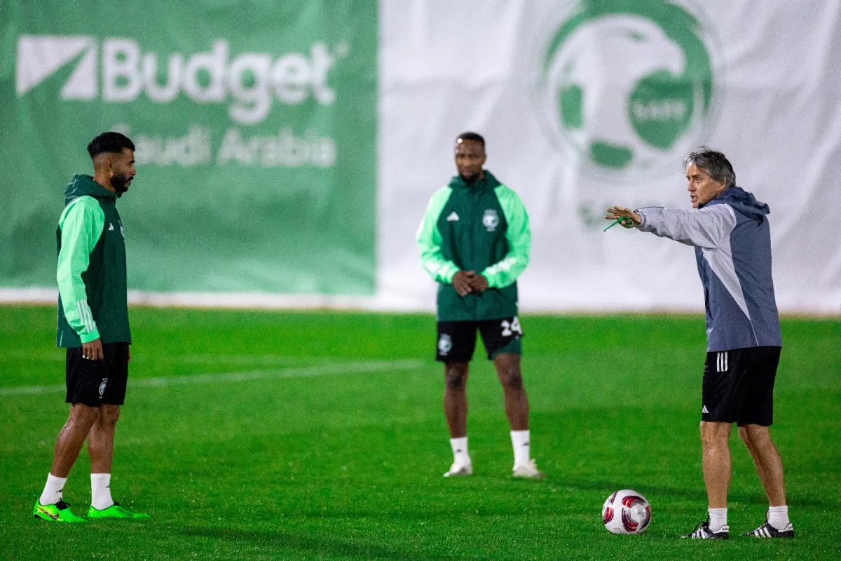 تدريبات المنتخب السعودي داخل المعسكر - الصورة من حساب المنتخب السعودي على منصة إكس