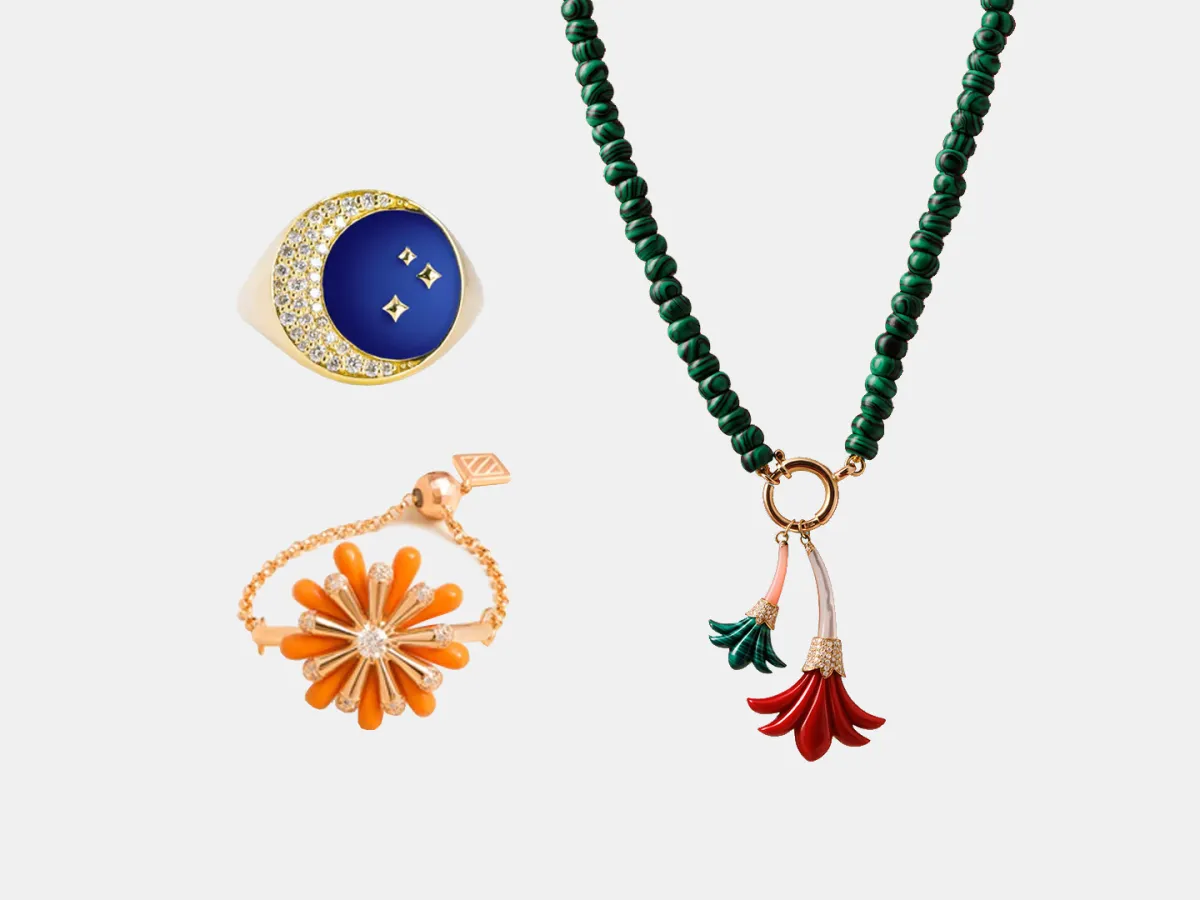 مجوهرات عصرية جذابة من ماركات تجارية عربية