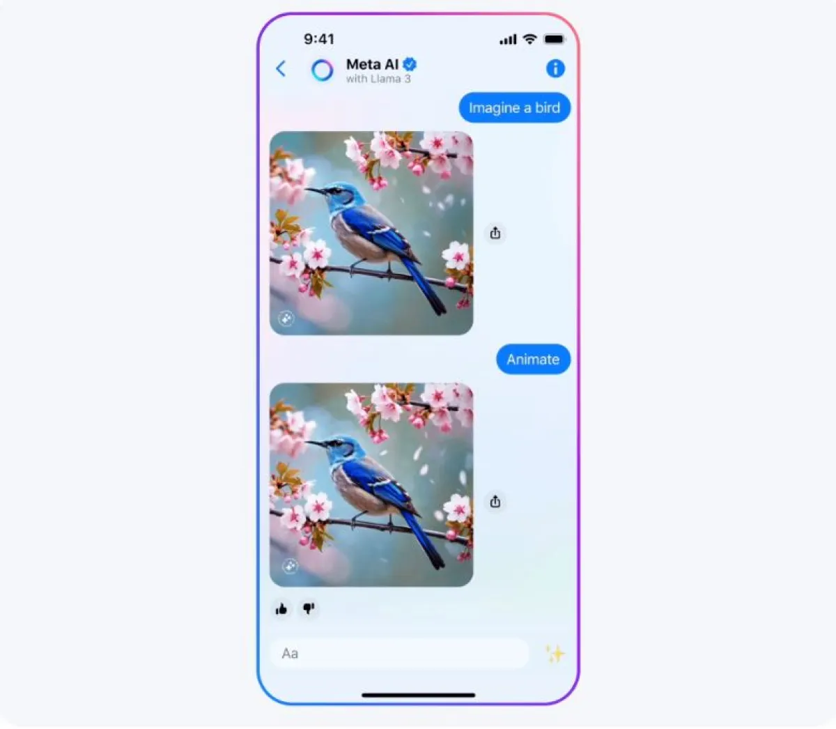 ميتا تطلق مساعد الذكاء الاصطناعي Meta AI - الصورة من الموقع الرسمي لميتا على شبكة الإنترنت