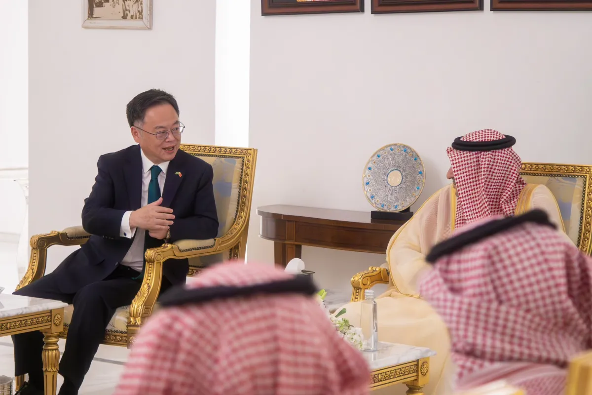 سفير الصين لدى المملكة السيد تشن وي تشينغ- الصورة من حساب وزارة الخارجية السعودية على منصة إكس 