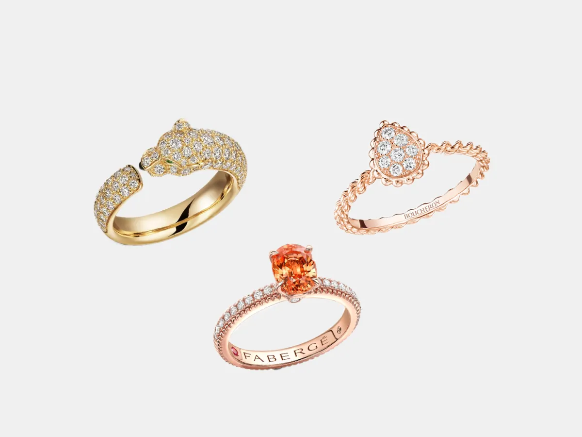 خواتم ذهب من أشهر الدور العالمية