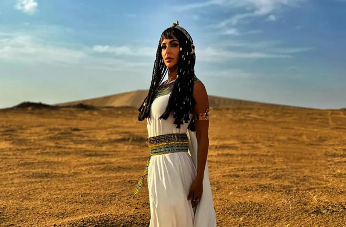 ميس حمدان من فيلم أسود ملون- الصورة مرسلة من الفنانة