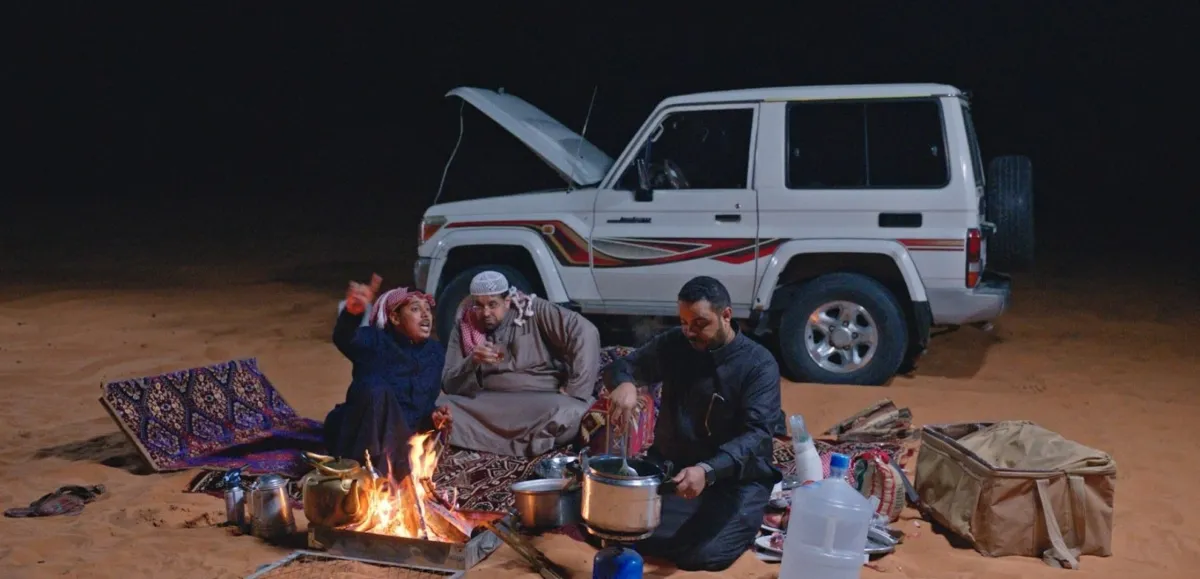 من كواليس شباب البومب حلقة اشتباه -الصورة من حساب فيصل العيسى على منصة إكس