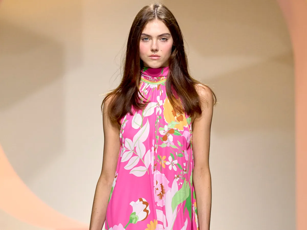 فستان من ماركة Leonard Paris -الصورة من Launchmetrics/Spotlight ©