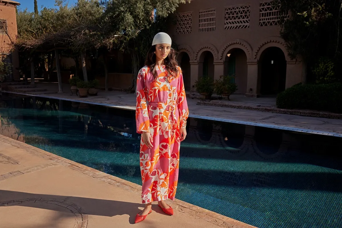 قفطان من ترنديول  Trendyol مطبع - الصورة من العلامة