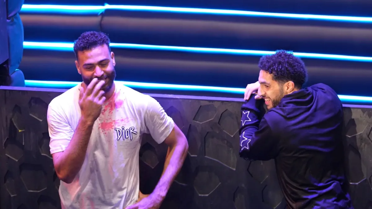 مصطفى شوبير وأبو جبل من برنامج رامز جاب من الآخر - الصورة من حساب رامز جلال على X