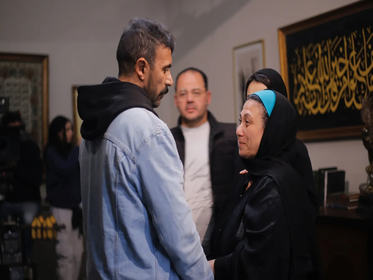 احمد العوضى وسلوى عثمان من كواليس حق عرب