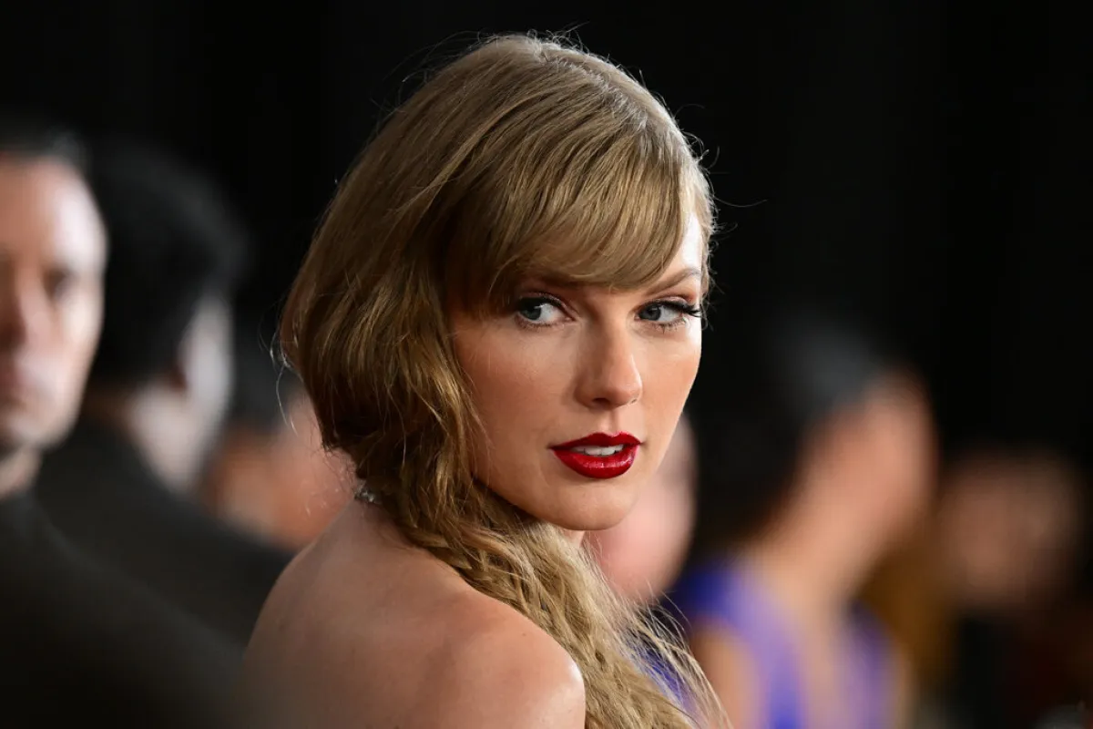 تايلور سويفت Taylor Swift في حفل الغرامي (مصدر الصورة:  Robyn BECK / AFP)