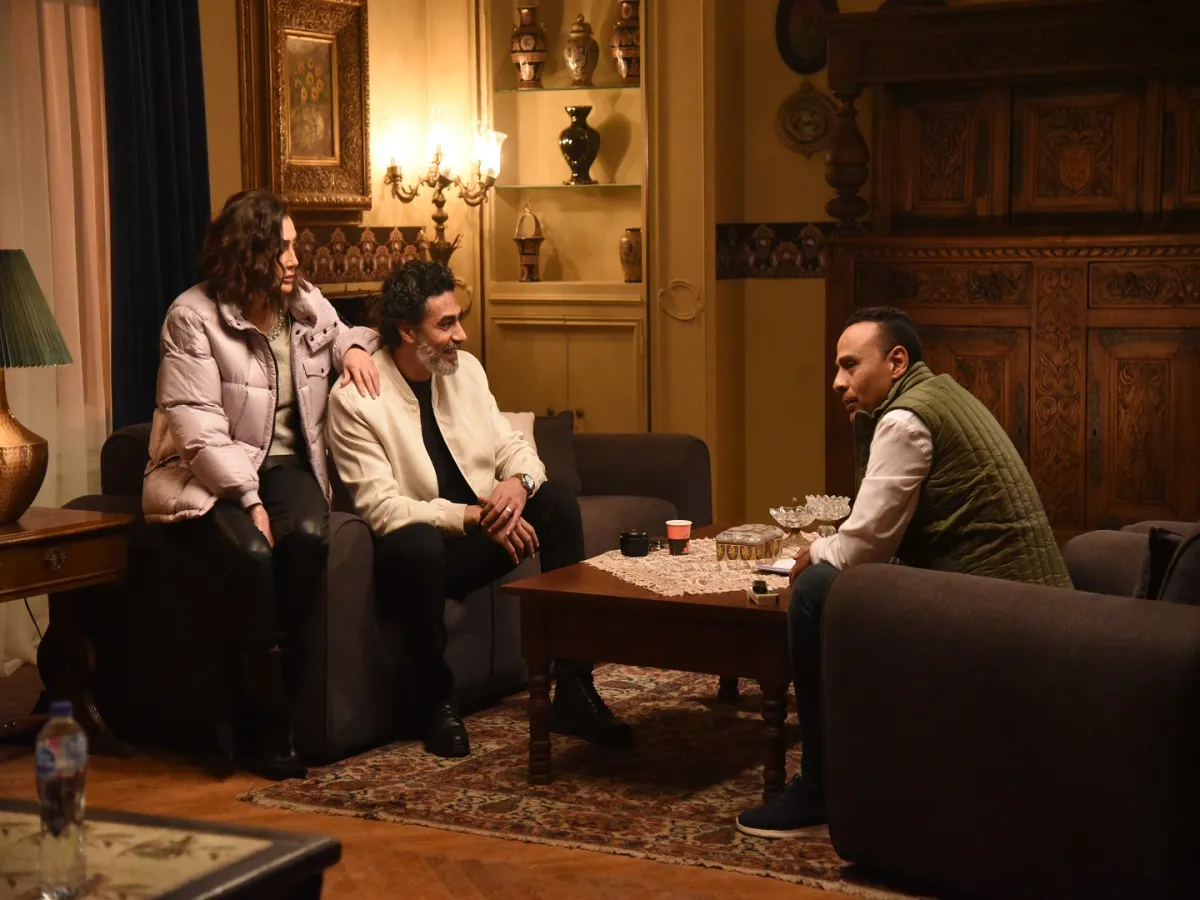 غادة عبد الرازق محمد علاء ومحمود عبد المغني  - الصوة من المكتب الإعلامي للشركة المتحدة للخدمات الإعلامية