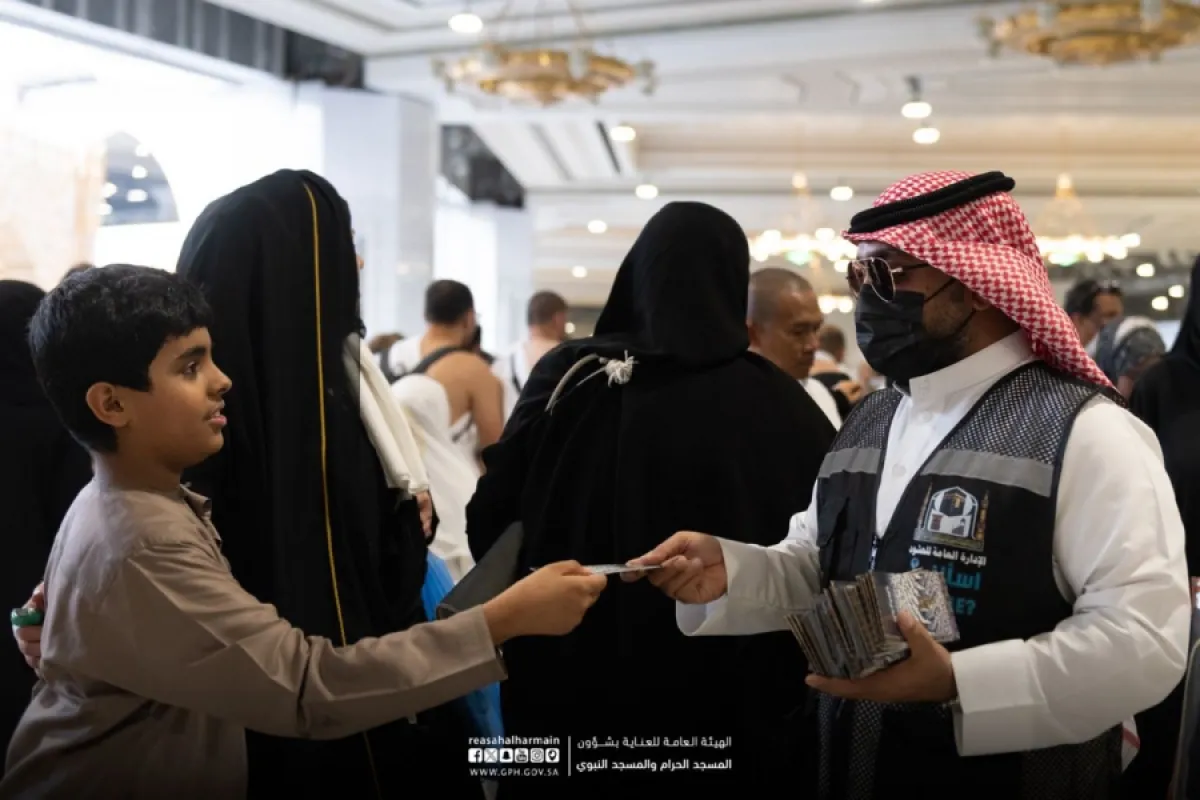 إرشاد القاصدين داخل المسجد الحرام
