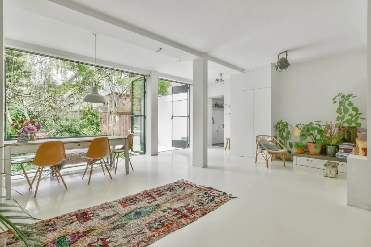 نموذج عن التصميم الداخلي العضوي الحديث