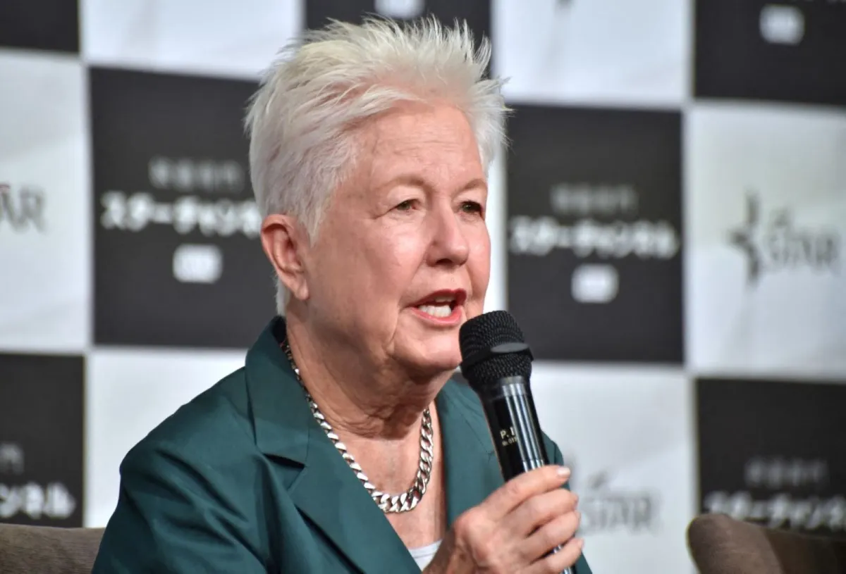 إليانور كوبولا في طوكيو (Eleanor Coppola in Tokyo). مصدر الصورة: Kazuhiro NOGI / AFP