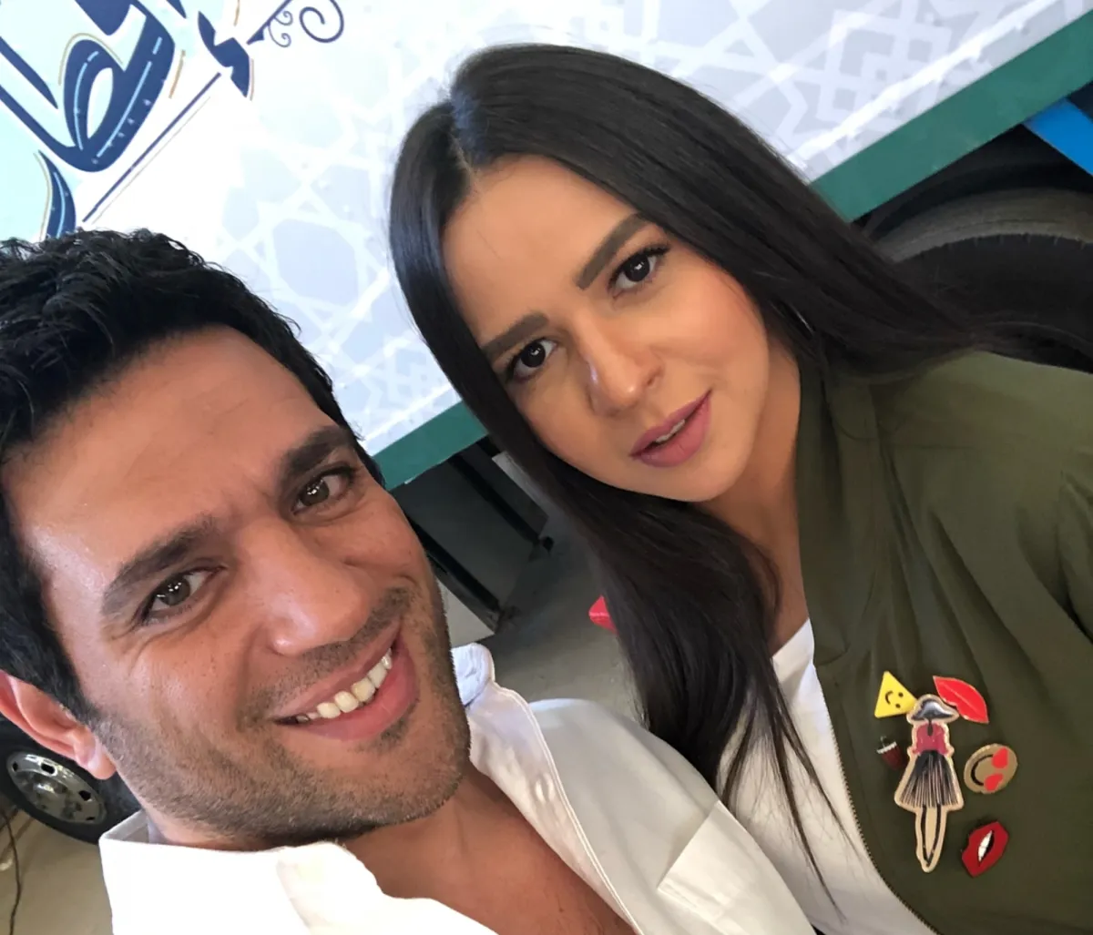 إيمي سمير غانم وحسن الرداد -الصورة من حساب حسن الرداد على إنستغرام