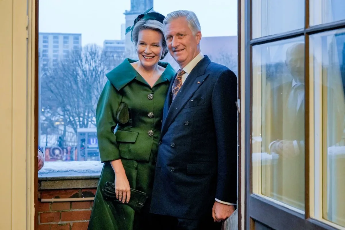 الملك فيليب والملكة ماتيلد في برلين، ألمانيا (King Philippe and Queen Mathilde in Berlin, Germany). مصدر الصورة: Markus Schreiber / POOL / AFP