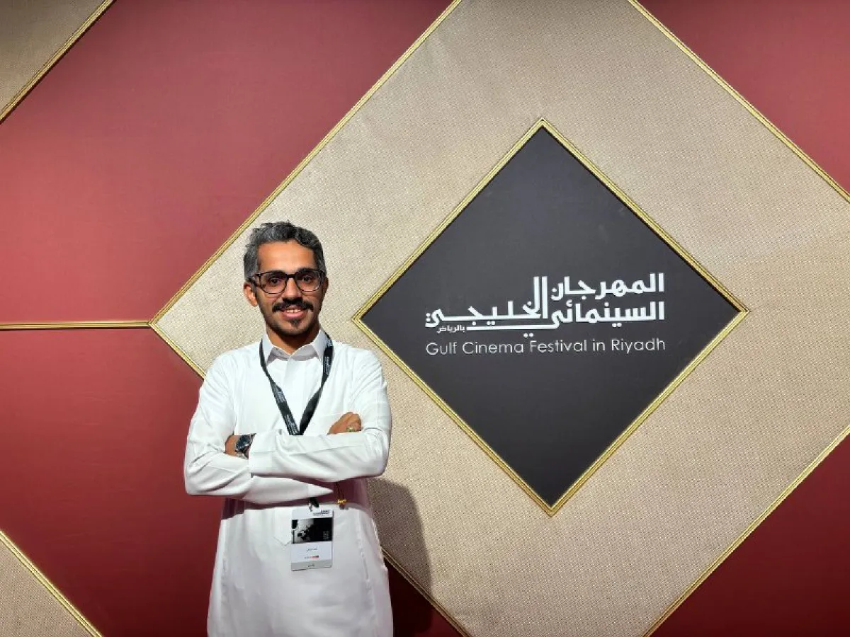 المنتج قاسم الشافعي في المهرجان السينمائي الخليجي - تصوير زكية البلوشي