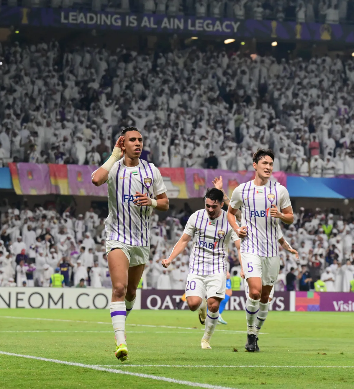 فوز العين الإماراتي على الهلال السعودي. الصورة من الحساب الرسمي لنادي العين على منصة x 