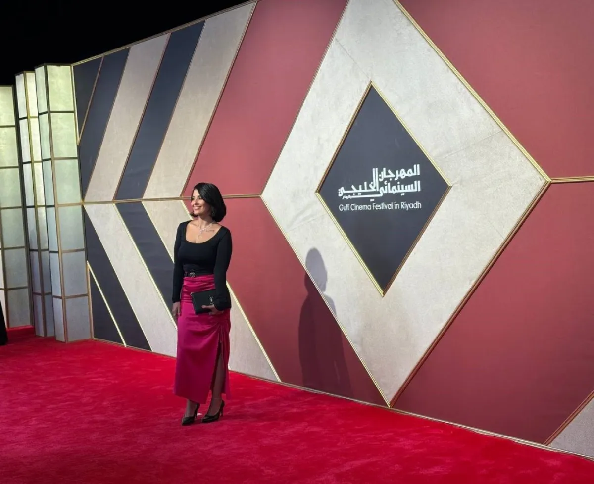 مي عبد الرحمن من ختام المهرجان السينمائي الخليجي  - الصورة خاصة بـ "سيدتي" تصوير- زكية البلوشي
