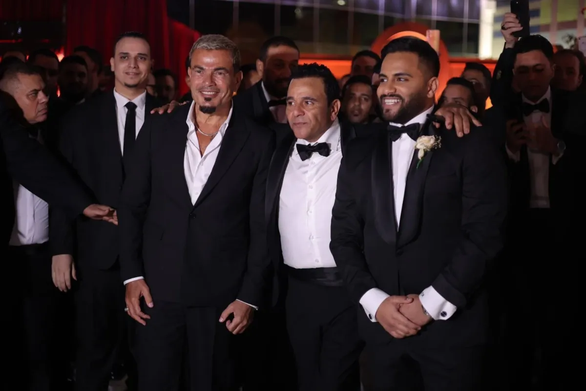 حفل زفاف نجل محمد فؤاد - الصورة من المكتب الإعلامي للمطرب محمد فؤاد
