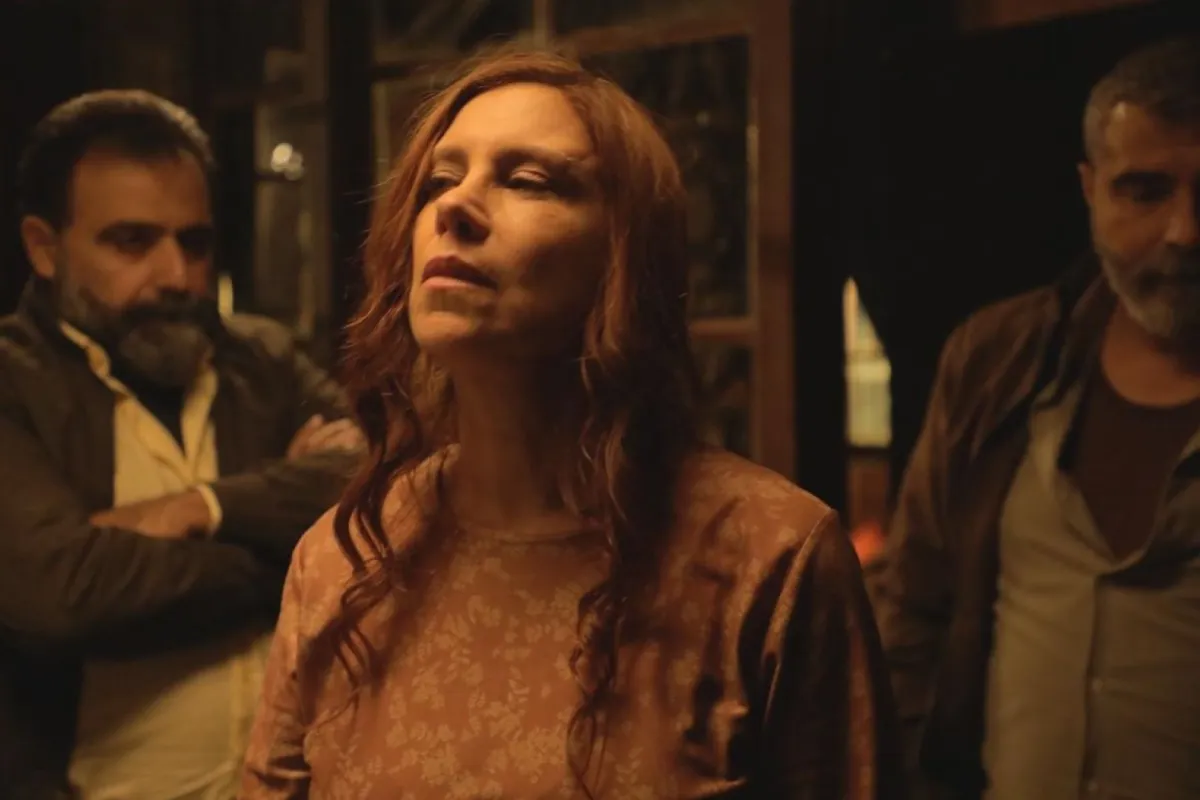 كارول عبود- الصورة خاصة من الفنانة لكواليس مسلسل ع أمل