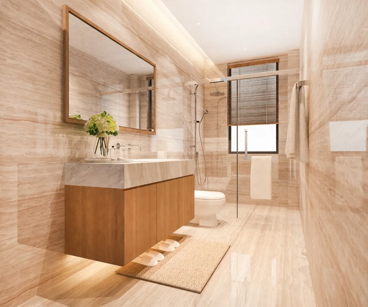 ديكور فاخر في الحمام