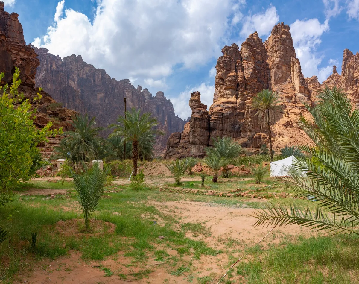 تبوك تضم وفرة من المعالم الطبيعية