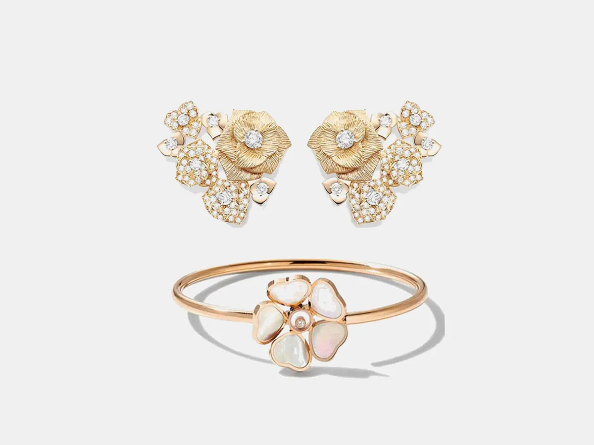 مجوهرات عصرية مستوحاة من الزهور